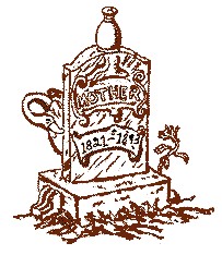 [picture of tombstone]